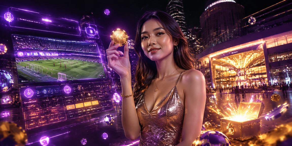 Suasana hiburan kasino moden di Petaling Jaya dengan paparan digital